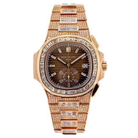 patek philippe 24 rose gold price|patek philippe nautilus full diamond.